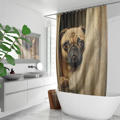 No Peeking - Shower Curtains