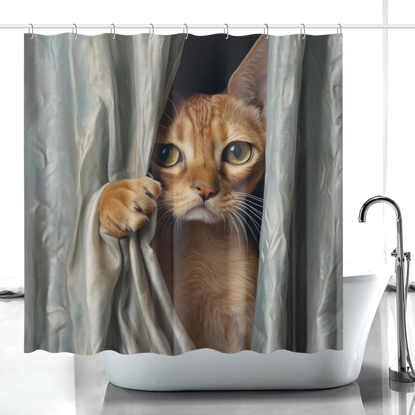 Eek-a-boo - Shower Curtains