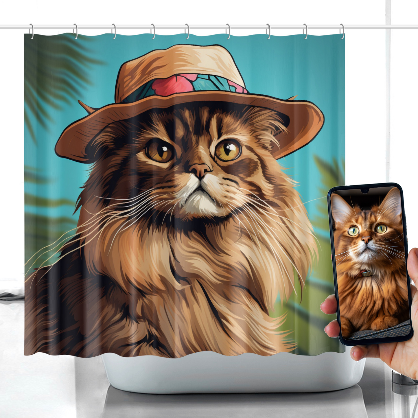 Tropical Pet - Shower Curtain