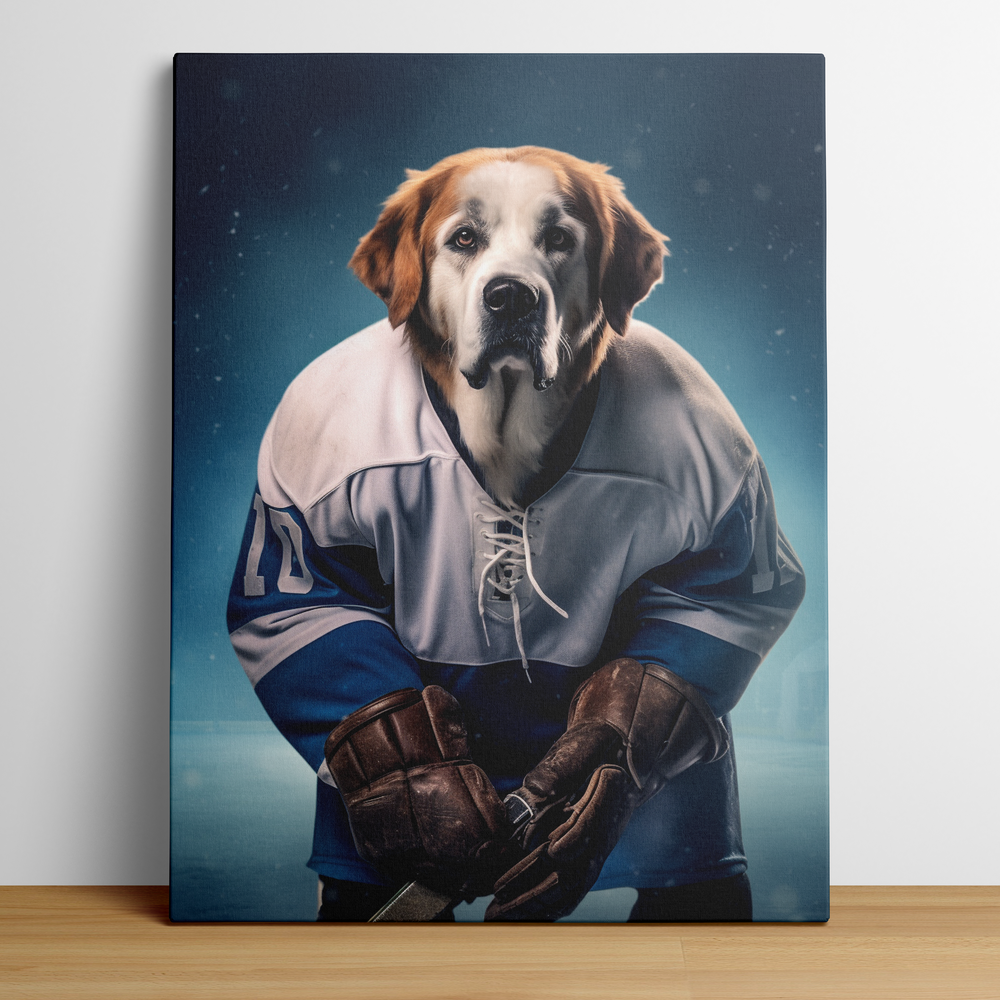 Ice Hockey Player -Wallart