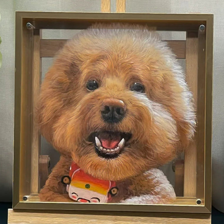 PawCasso Hand-Painted 3D Portraits