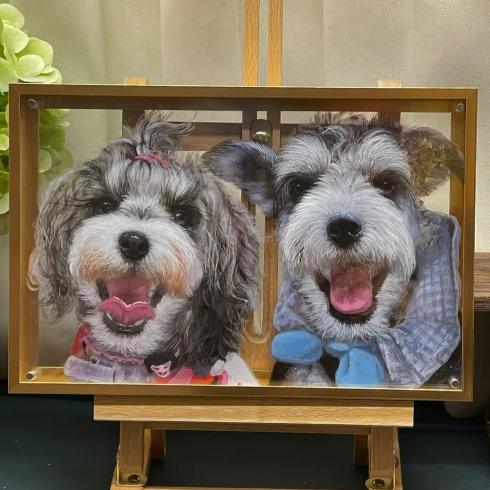 PawCasso Hand-Painted 3D Portraits