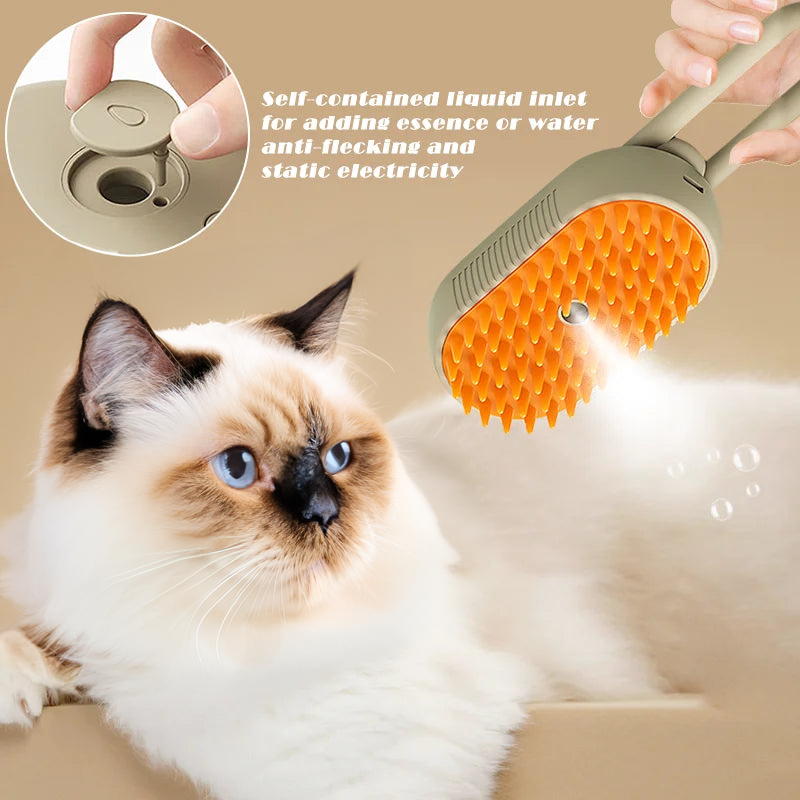 3 in 1 Cat Steam Brush