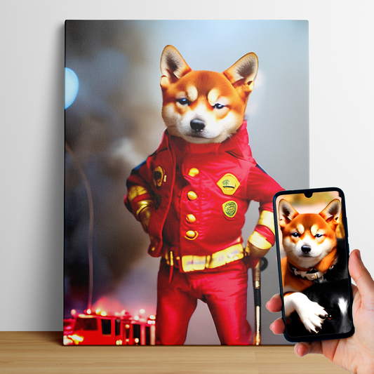 Fireman - Wallart